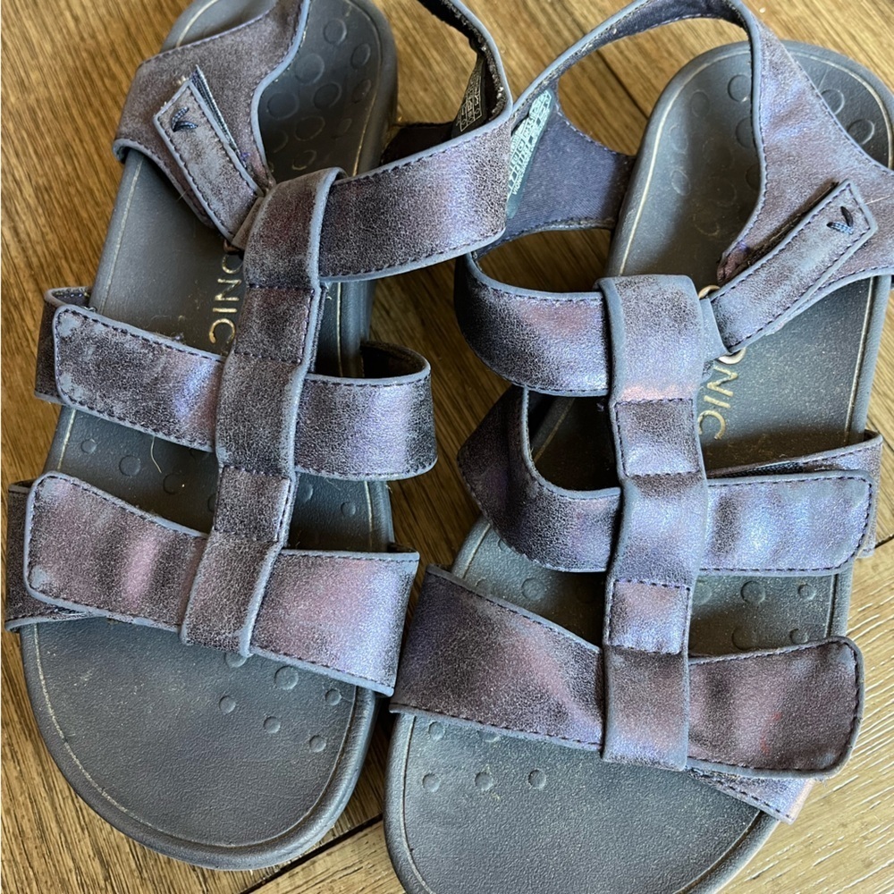 Blue Vionic sandals